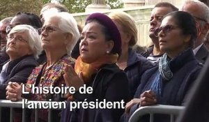 Chirac: des Français émus devant l'église Saint-Sulpice