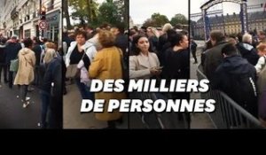 Les images de la foule impressionnante à l'hommage populaire de Jacques Chirac