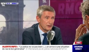 Pour l'ex-directeur de la police nationale Frédéric Péchenard, les propos de Jean-Luc Mélenchon sur la police sont "inadmissibles"