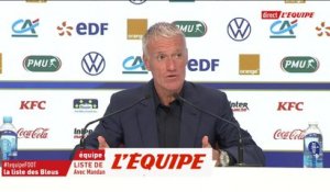 Deschamps «J'ai échangé avec Hernandez» - Foot - Bleus