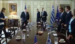 L'Américain Mike Pompeo signe en Grèce un accord de défense
