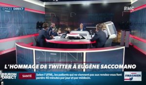 #Magnien, la chronique des réseaux sociaux : L'hommage de Twitter à Eugène Saccomano - 08/10