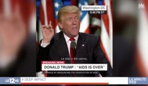 Donald Trump annonce la fin du SIDA... ou presque ! - ZAPPING ACTU DU 08/10/2019