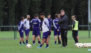 Anderlecht : premier entraînement avec Franky Vercauteren