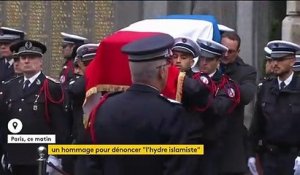 Hommage à la préfecture de police de Paris aux quatre agents tués