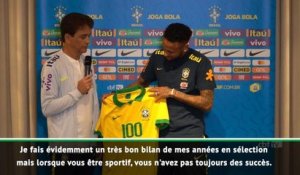 Brésil - Neymar "très heureux" d'atteindre les 100 sélections