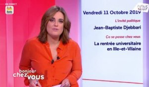 Invité : Jean-Baptiste Djebbari - Bonjour chez vous ! (11/10/2019)