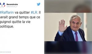 L’ancien Premier ministre Jean-Pierre Raffarin va quitter Les Républicains