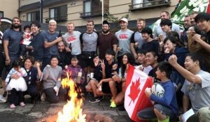 Japon : leur match de coupe du monde annulé, les rugbymans canadiens ont apporté leur aide aux victimes du typhon Hagibis