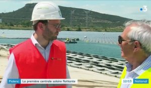 Énergie : la première centrale solaire flottante de France inaugurée dans le Vaucluse