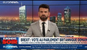 Euronews Soir : l'actualité du vendredi 18 octobre 2019