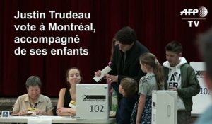 Les Canadiens élisent leurs députés, Trudeau joue son poste