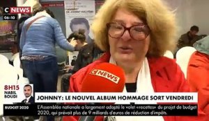 Les fans de Johnny ont pu écouter cette nuit en avant-première à Lille le nouvel album de Johnny qui sortira vendredi