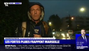 Les fortes pluies frappent désormais Marseille