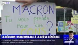 Emmanuel Macron accueilli par une grève générale à la Réunion