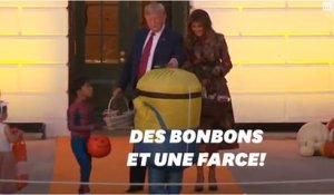 La façon dont Trump distribue ses bonbons à Halloween vaut le détour