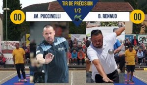 Tir de précision JM. PUCCINELLI vs B. RENAUD demi-finale Nyons pétanque 2019