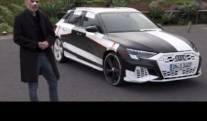 Audi A3 Sportback prototype (2020) à l'essai