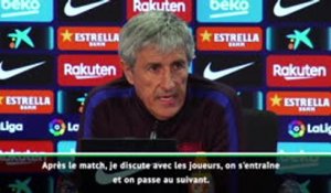 Barça - Setién : "Je refuse d'écouter ce qui se passe à l'extérieur"