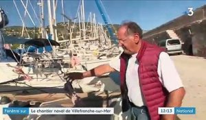 Alpes-Maritimes : visite de l'exceptionnel chantier naval de Villefranche-sur-Mer