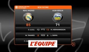 Le Real Madrid s'impose face à l'Alba Berlin - Basket - Euroligue (H)