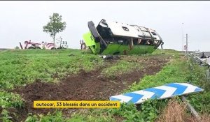 Flixbus : 33 blessés dont 4 graves dans un accident sur l'A1