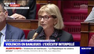 Valérie Lacroute (LR) sur les violences en banlieues: Les mots du Premier ministre "ont donné l'impression de minimiser et banaliser les faits"