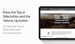 Comment faire des captures d'écran pleine page sur votre iPhone, iPad ou iPod touch - Assistance Apple