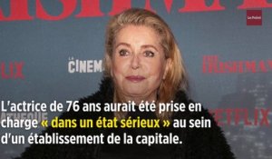 Catherine Deneuve hospitalisée après un malaise