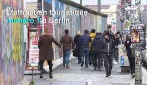 Le mur, attraction numéro 1 des touristes à Berlin