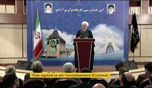 Nucléaire : l'Iran reprend l'enrichissement de l'uranium