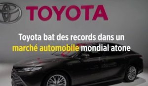 Toyota bat des records dans un marché automobile mondial atone