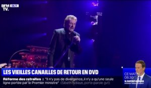 Le DVD de la dernière tournée de Johnny Hallyday avec Les Veilles Canailles sort ce vendredi