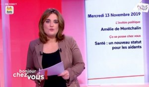 Invitée : Amélie de Montchalin - Bonjour chez vous ! (13/11/2019)