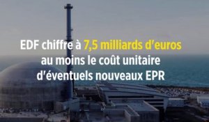 EDF chiffre à 7,5 milliards d'euros au moins le coût unitaire d'éventuels nouveaux EPR