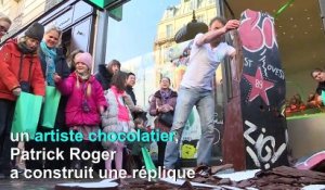 "Ich bin ein gourmand" : 30 ans après, un mur en chocolat tombe