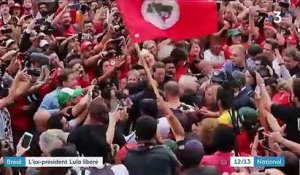 Brésil : l'ancien président Lula libéré de prison