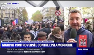 "J'ai signé la tribune, ma place est ici." Olivier Besancenot assume sa participation à la marche contre l'islamophobie à Paris