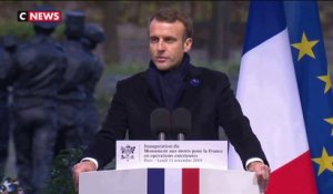 11 novembre : Macron a rendu hommage au «sacrifice suprême» des soldats morts en «Opex»