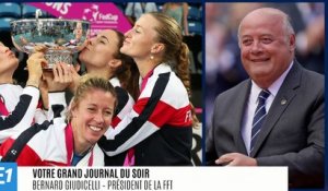 Bernard Giudicelli sur la victoire des Bleues en finale de Fed Cup : "Ça a été une explosion de joie"