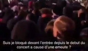 Des dizaines de personnes violentes ont forcé hier soir les grilles de Bercy lors d'un concert du rappeur Jul provoquant de nombreux incidents et un vent de panique