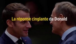 La réponse cinglante de Donald Tusk à Emmanuel Macron