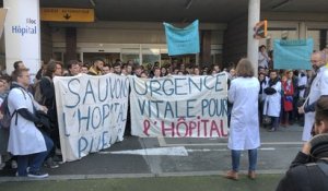 Hôpital public en grève