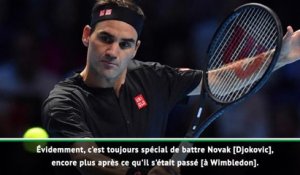 Masters - Federer : "Toujours spécial de battre Djokovic"