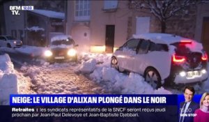 Les habitants d'Alixan dans la Drôme racontent leurs dernières heures sans électricité à cause de la neige
