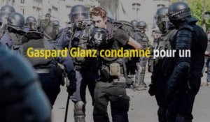 Gaspard Glanz condamné pour un doigt d'honneur à des policiers