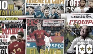 Messi fait les gros titres en Argentine après la victoire face au Brésil, la jeunesse de la Roja encensée en Espagne