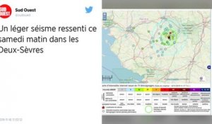 Un séisme ressenti samedi matin dans les Deux-Sèvres