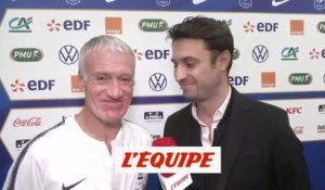 Deschamps «Garder la première place» - Foot - Qualif. Euro - Bleus