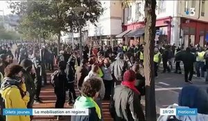 Nantes, Toulouse, Saint-Etienne... L'anniversaire des "gilets jaunes" célébré dans toute la France